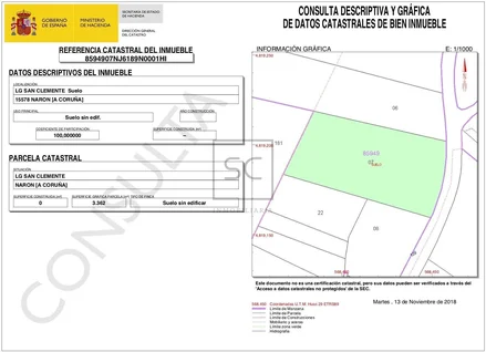 Terreno urbanizado en sedes, narón